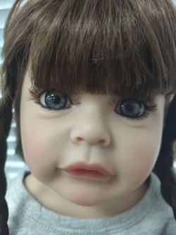 Уценка Кукла Реборн виниловая 55см в пакете (FA-284)