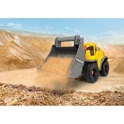 Mack, Volvo Экскаватор-погрузчик 70 см свет звук Dickie Toys 3729012