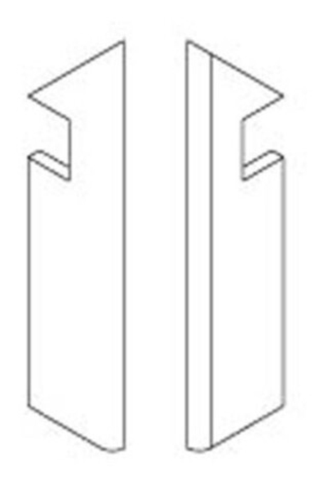 Спецэлемент Boost Mineral Tarmac Battiscopa Sag, Dx правый