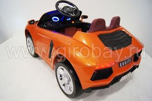 Детский электромобиль River Toys LAMBO E002EE оранжевый