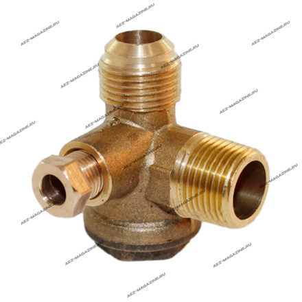 Обратный клапан компрессора 3/8Нх3/8Нх1/8Н