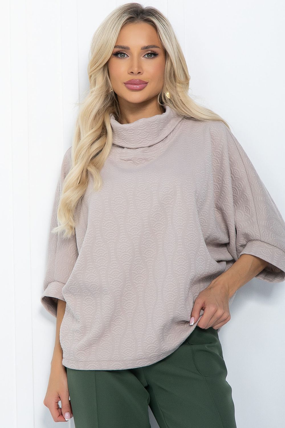 Блуза Барбара (бежевый) Б11704 LT Collection