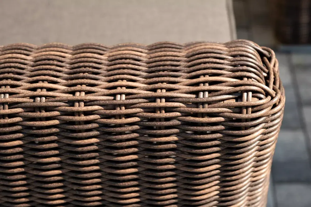 "Капучино" лаунж-зона из искусственного ротанга, цвет коричневый