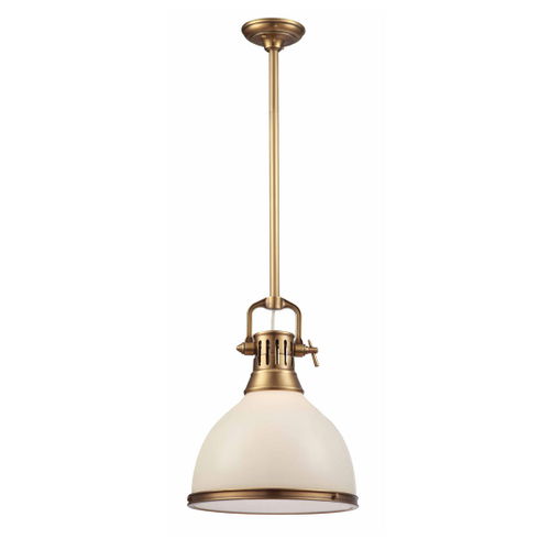 Подвесной светильник Cloyd PECK P1 / Ø33 см - латунь (арт.10186)