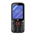 Мобильный телефон BQ 2820 Step XL+, чёрный/красный