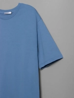 Футболка мужская летняя повседневная однотонная хлопок