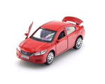 Модель ин. мет. "Honda accord" 12см. открыв. двери, красный ACCORD-RD (Технопарк)