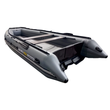 Лодка ПВХ Solar-470 Caravan Jet tunnel пиксель