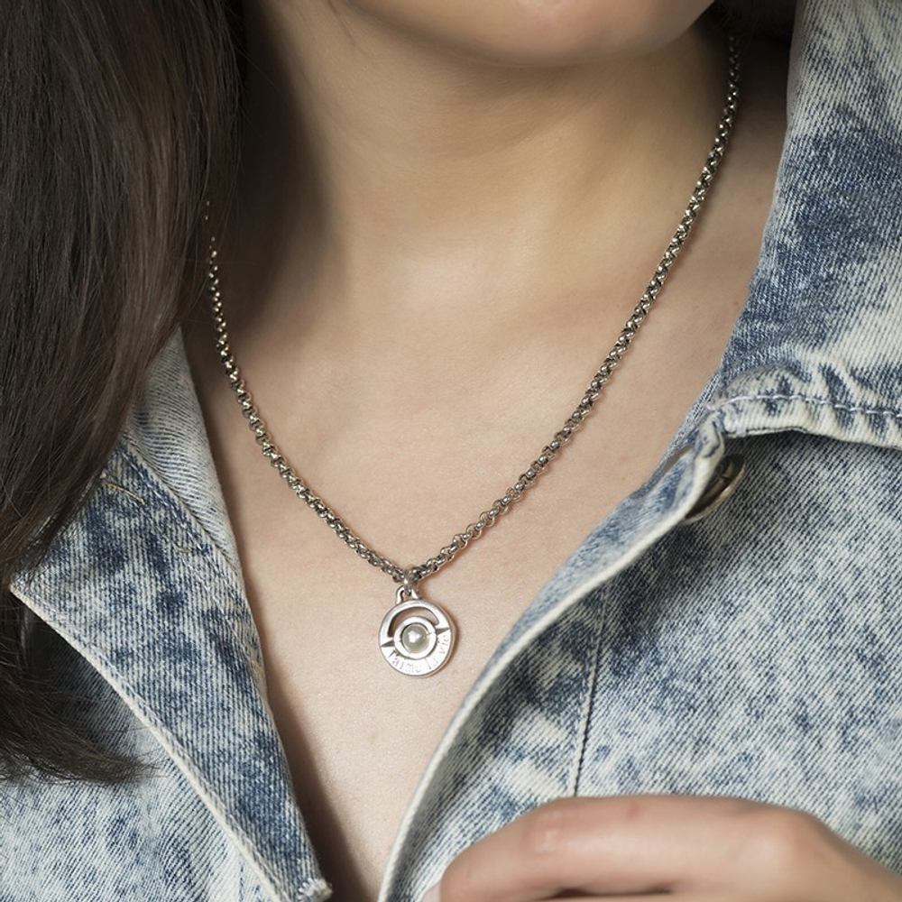 Колье Ciclon J'aime с жемчугом Swarovski и серебряным покрытием B211807-40 BW/S