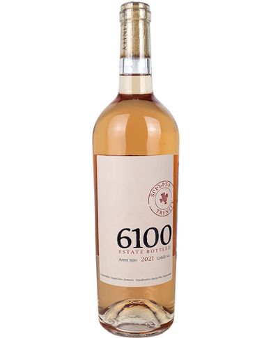 Вино Тринити Розовое сухое 6100 Розе 2021 г.у,  13%, 0,75 л, Армения