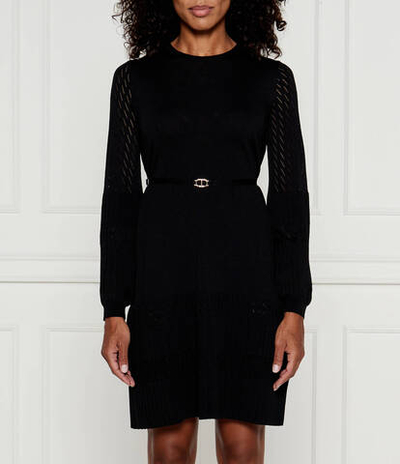 Платье с ремешком MAGLIA TWINSET - черный(242TP3550)