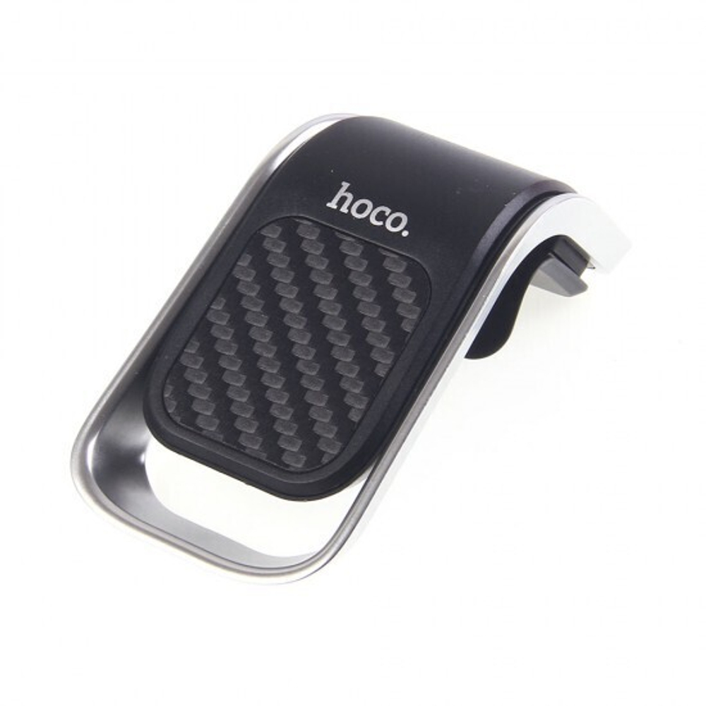 Держатель в авто на магните Hoco CA74 с креплением на решетку, 012145 Черный + серый