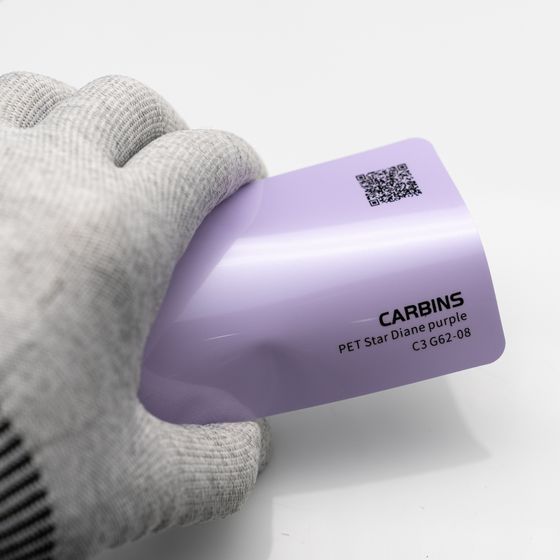 Веер образцов виниловой цветной пленки Carbins