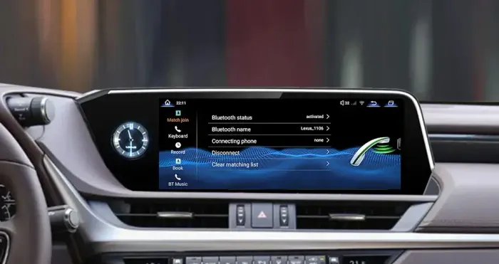 Магнитола для Lexus ES 2018-2021 (тач-пад) - Kuberg MRW-3815A Android 11, Быстрая, SIM-слот, CarPlay