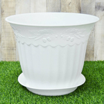 Кашпо Дубок 16л 36см белое