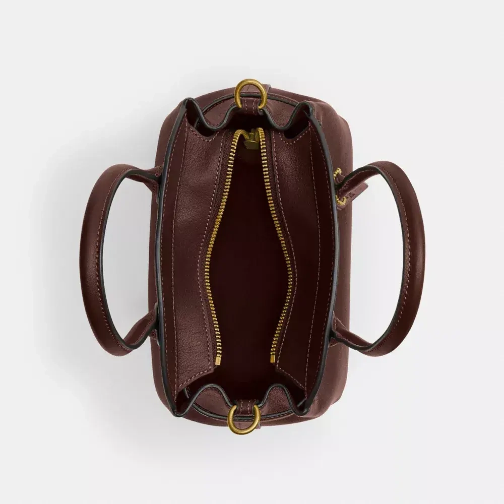 COACH СУМКА SOFT EMPIRE 21, ТЕМНО-КОРИЧНЕВЫЙ