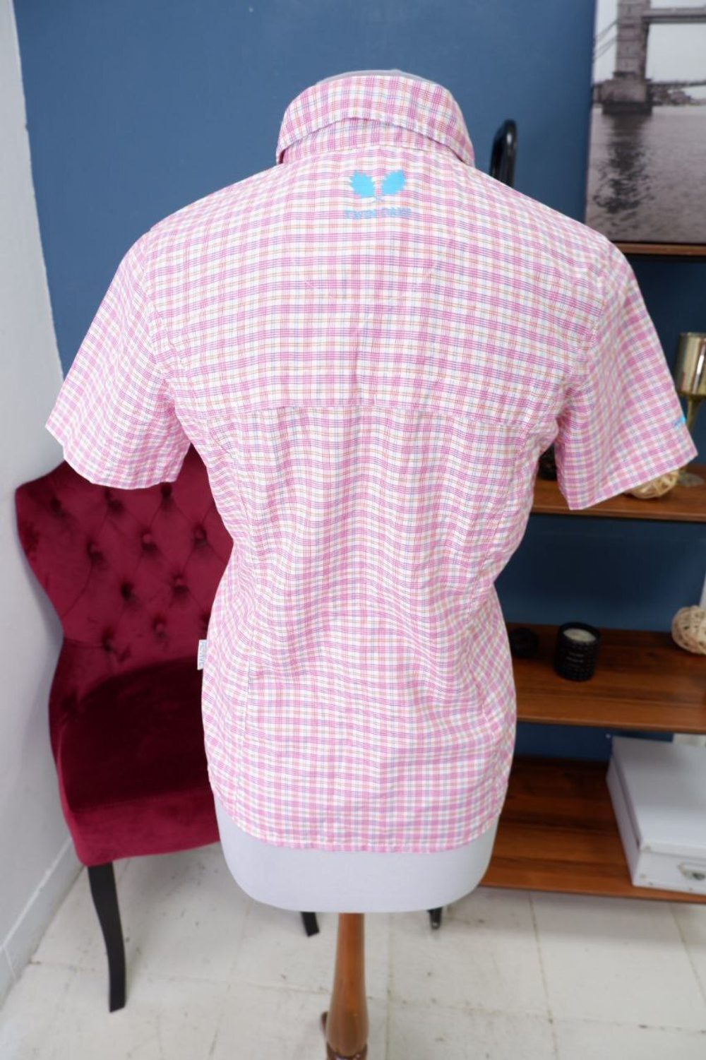Рубашка в клетку 42 размер