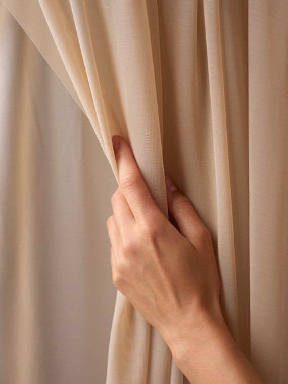 Сетка эластичная Китай A957, (аналог Lauma арт. 556), бежевый