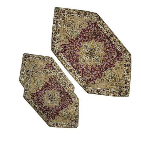 Набор из 3 иранских скатертей терме Шахдад 17305926 шелковое ткачество Иран