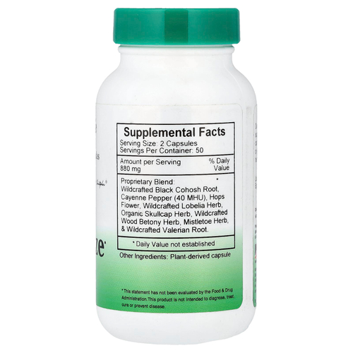 Christopher's Original Formulas, Relax-Eze, 100 вегетарианских капсул