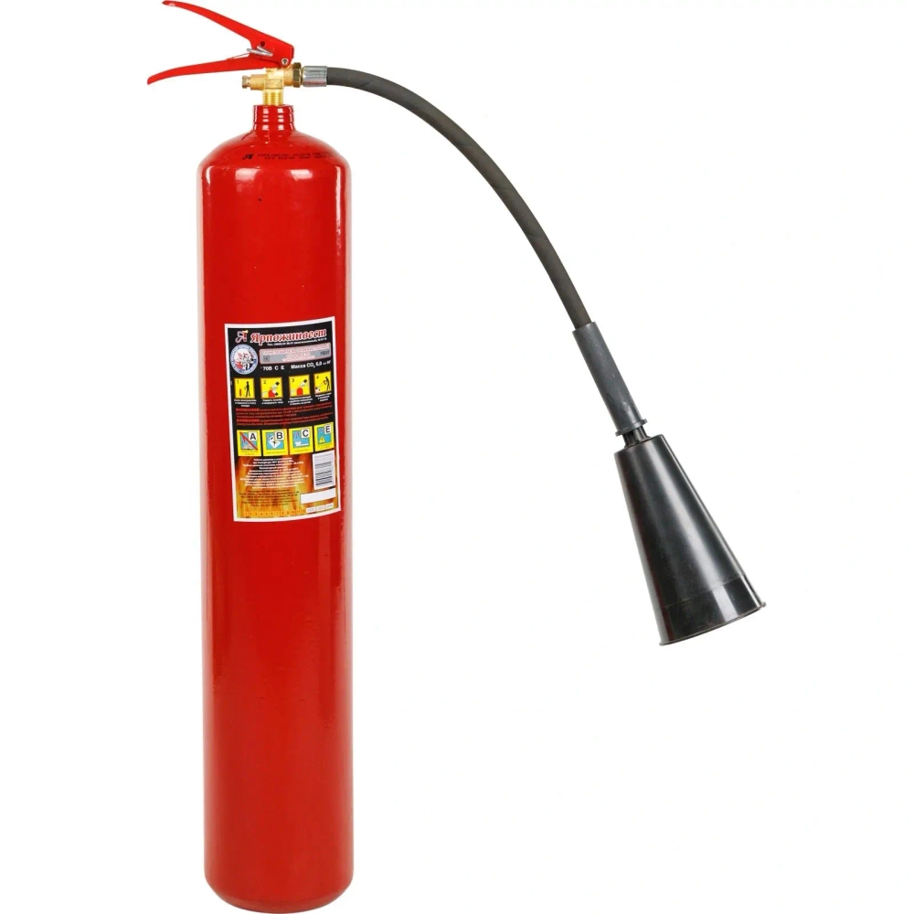 Огнетушитель углекислотный ОУ-6 ВСЕ | Купить на ob01.ru