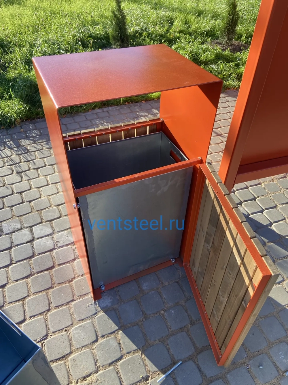 Вкладыш для урны прямой 325*200/325*200 L 550 мм оцинкованная сталь 0,5мм