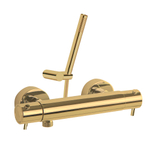 Смеситель термостатический для душа с душевым комплектом ODISEA 393401DOC золото