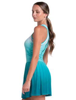 Теннисное платье Lucky in Love Novelty Prints Next Level Ombre - aquamarine