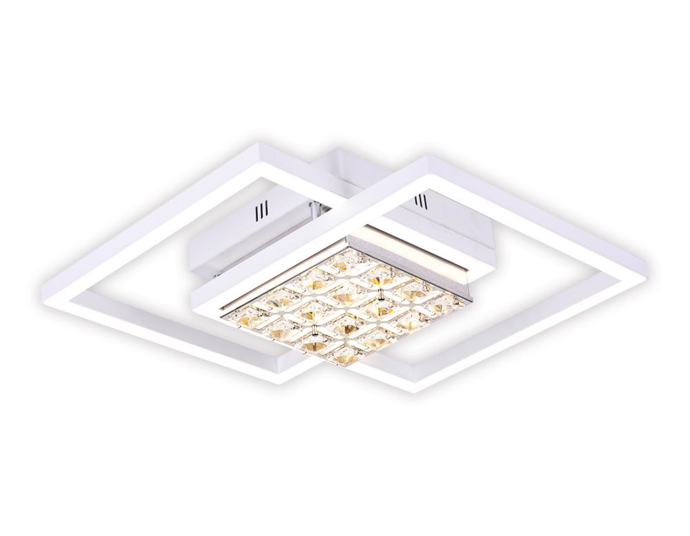 Потолочный светодиодный светильник с пультом FA111 WH белый 64W 600*450*110 (ПДУ РАДИО 2.4)