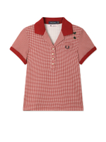 Женская Рубашка-поло Gingham Print