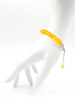 Браслет из цельного необработанного янтаря