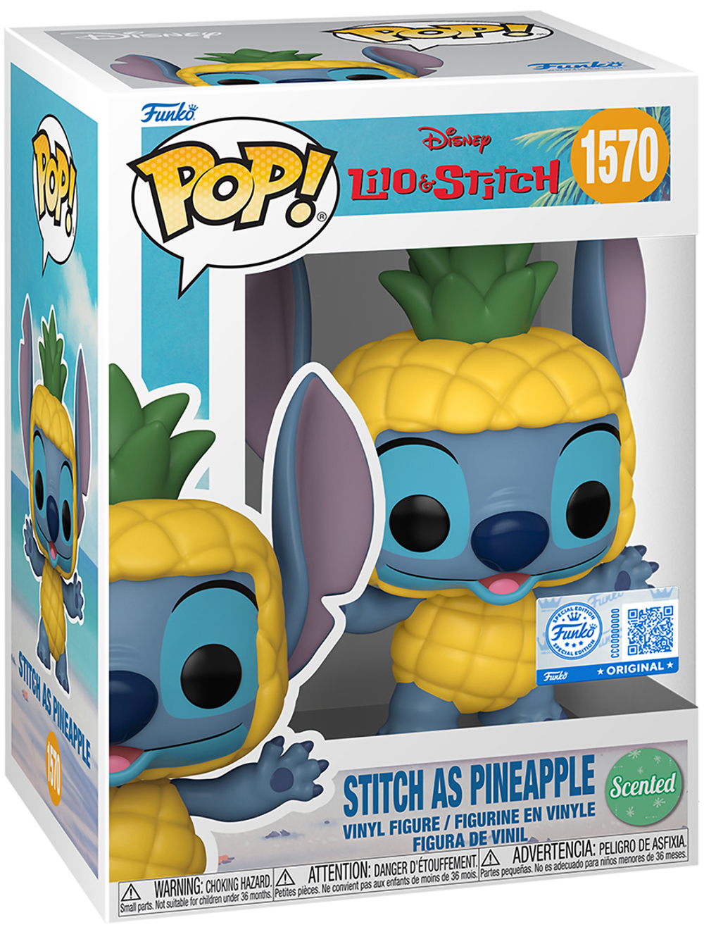 Фигурка Funko POP! Disney Lilo & Stitch Stitch as Pineapple (SC) (Exc) (1570) 87208