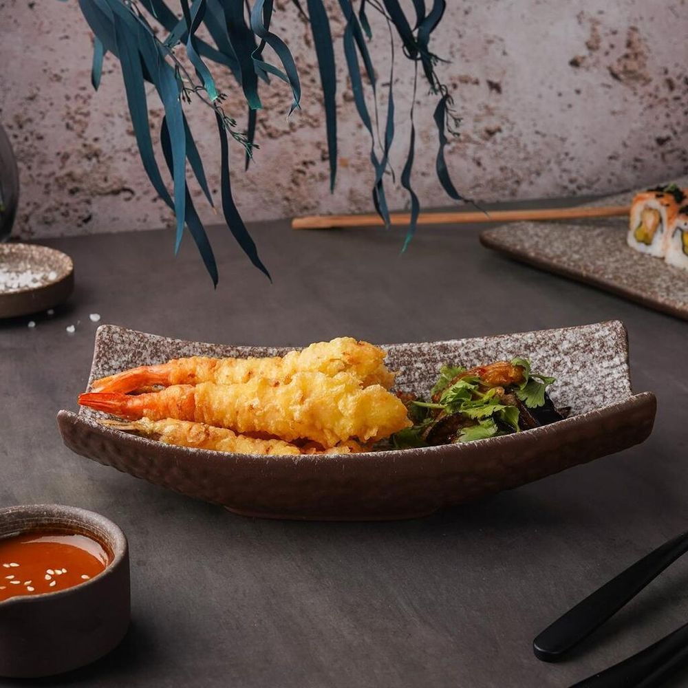 Блюдо прямоугольное 24,2*11,4*5,8 см Brown Untouched Taiga P.L. Proff Cuisine [1]