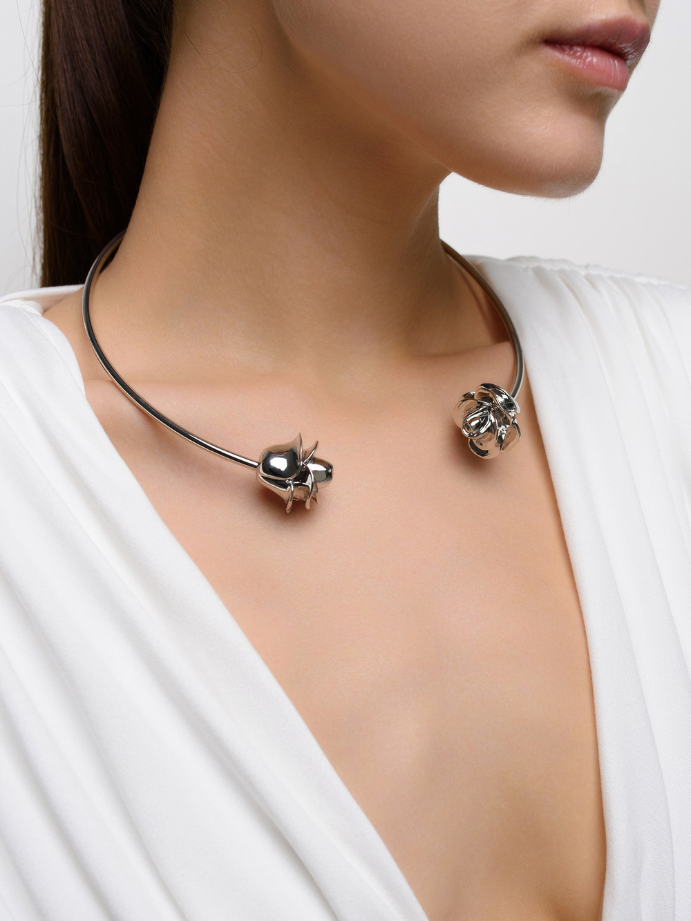 Обруч "Rose" Silver