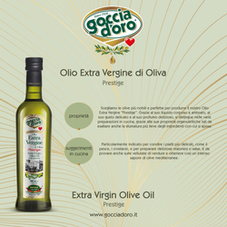 Оливковое масло Goccia D'oro Prestige 0,5л и 1л Италия