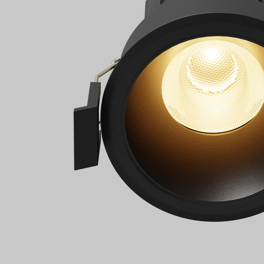 Встраиваемый светодиодный светильник Maytoni Dip DL115-10W-2.7K-B