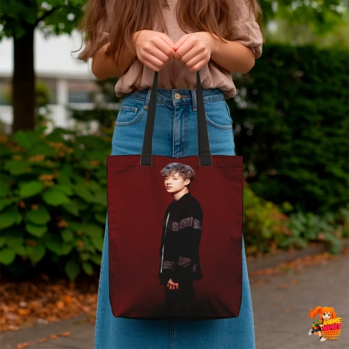 Сумка шоппер с принтом Stray Kids