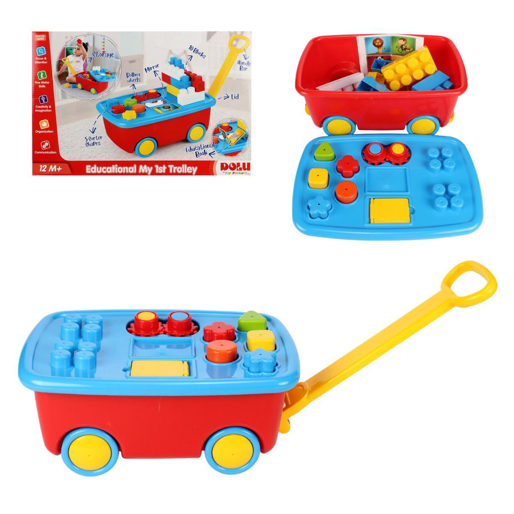 Конструктор в тележке с набором (Орион)