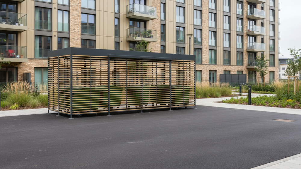 Контейнерная с откатными воротами SK00119