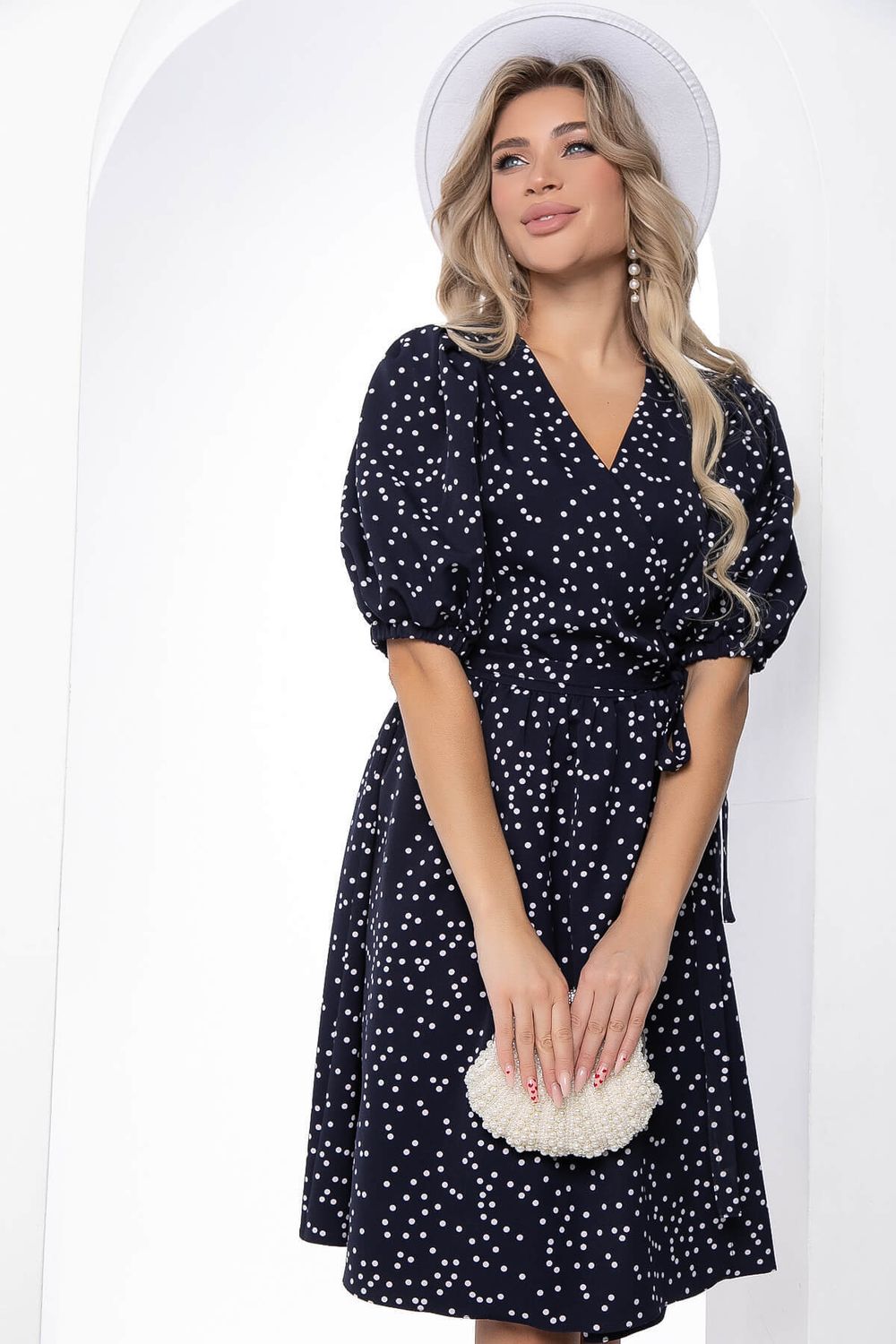 Платье "Очарование" (темно-синее) П8757 LT Collection