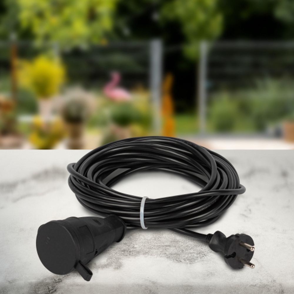 Удлинитель силовой ЭРА GREEN LINE BUH-6-10m Greenline в бухте 1 розетка без заземления 10м ПВС 2x0.75мм2 | Силовые удлинители