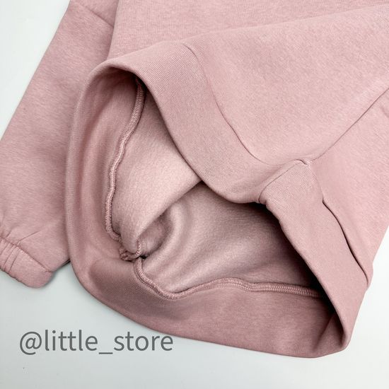 Комплект из футера с начесом "Over" пудра