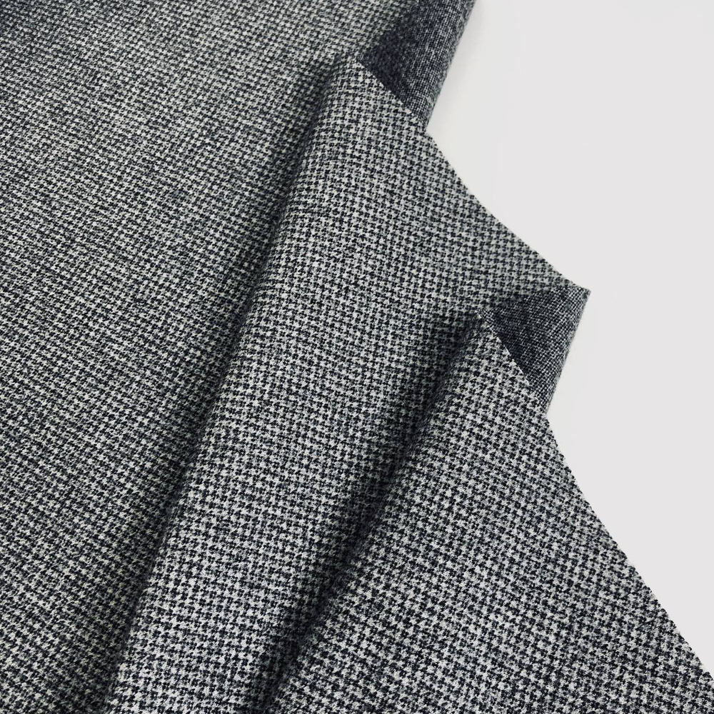 Трикотаж принт, серый/молочн NEW ECO