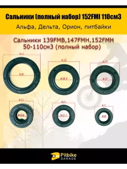 '-Набор сальников (полный) для 139FMB,147FMH,152FMH 50-110см3