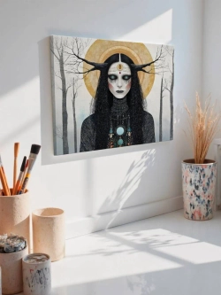 Картина на стену 40 X 50 Портрет сюрреализм