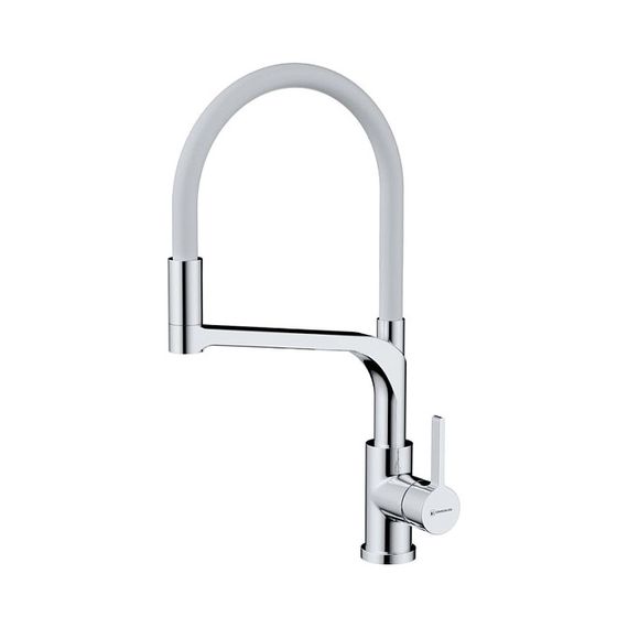 Смеситель Omoikiri Sinto 2 Plus-C-WH латунь/хром/белый (4994378)