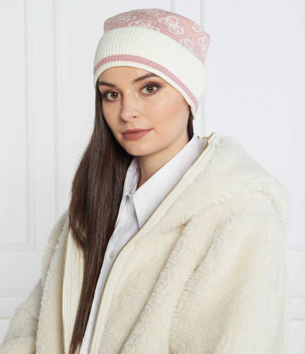 Шапка Guess - розовый(AW9979 WOL01)
