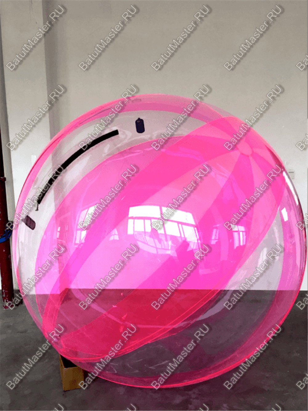 Аттракцион Водный шар ПВХ «Розовое сияние» 1.8*1.8*1.8 м