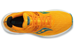 Saucony Triumph 20 sports comfort fabric shock absorption non-slip wear-resistant low-top marathon running shoes men's lemon yellow