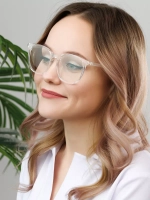 Очки для компьютера имиджевые защитные прозрачные нулевки